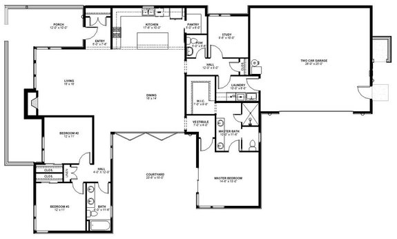 Mid Century Modern Floor Plans