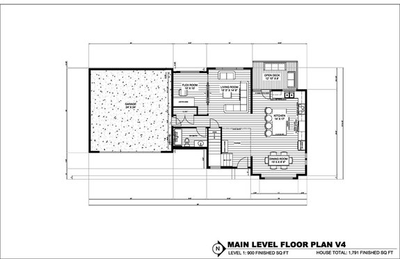 Sleek House Plan with Three Decks