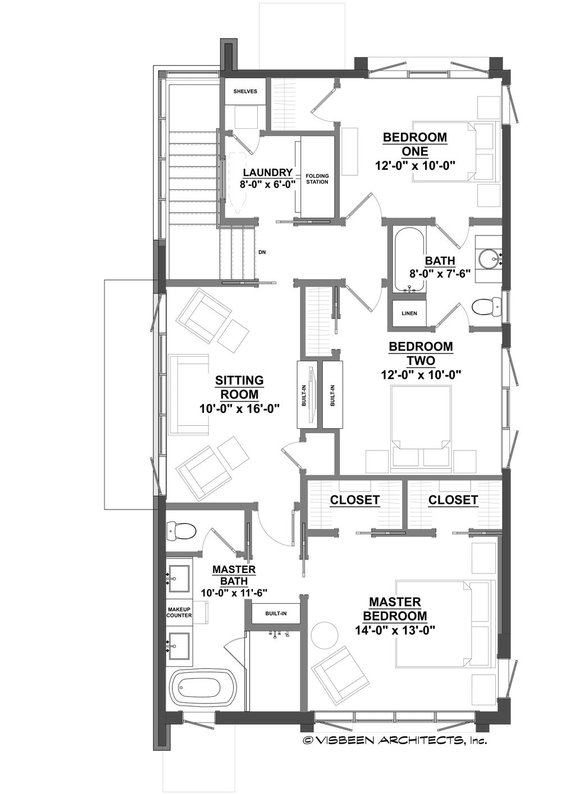 Plan 928-296 - Upper Floor Plan