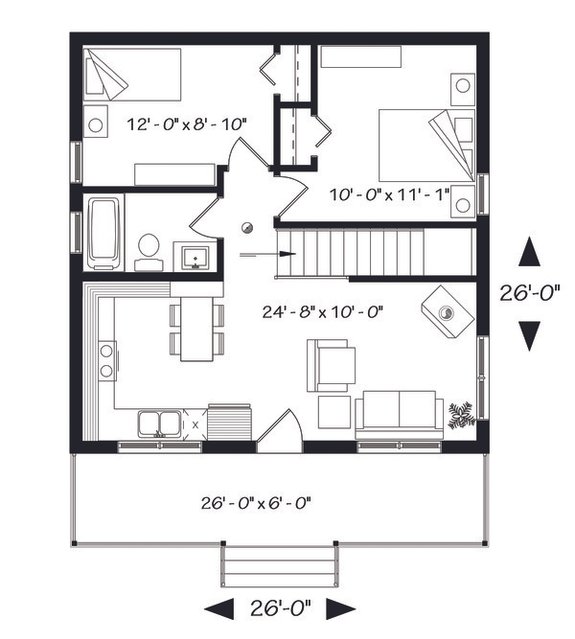 2 Bedroom Tiny House Plans - Blog - Eplans.com