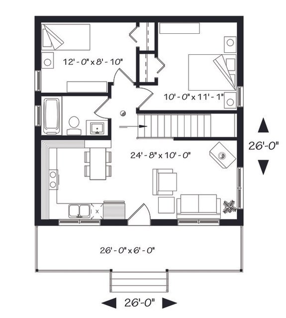 2 Bedroom Tiny House Plans Blog