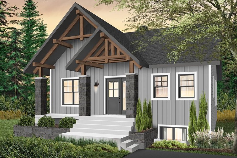 Small Cottage House Plans with Modern Open Layouts