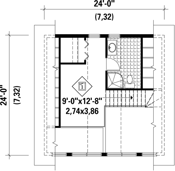 Small Lake House Plan