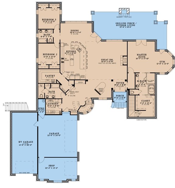 Luxury Castle Floor Plan