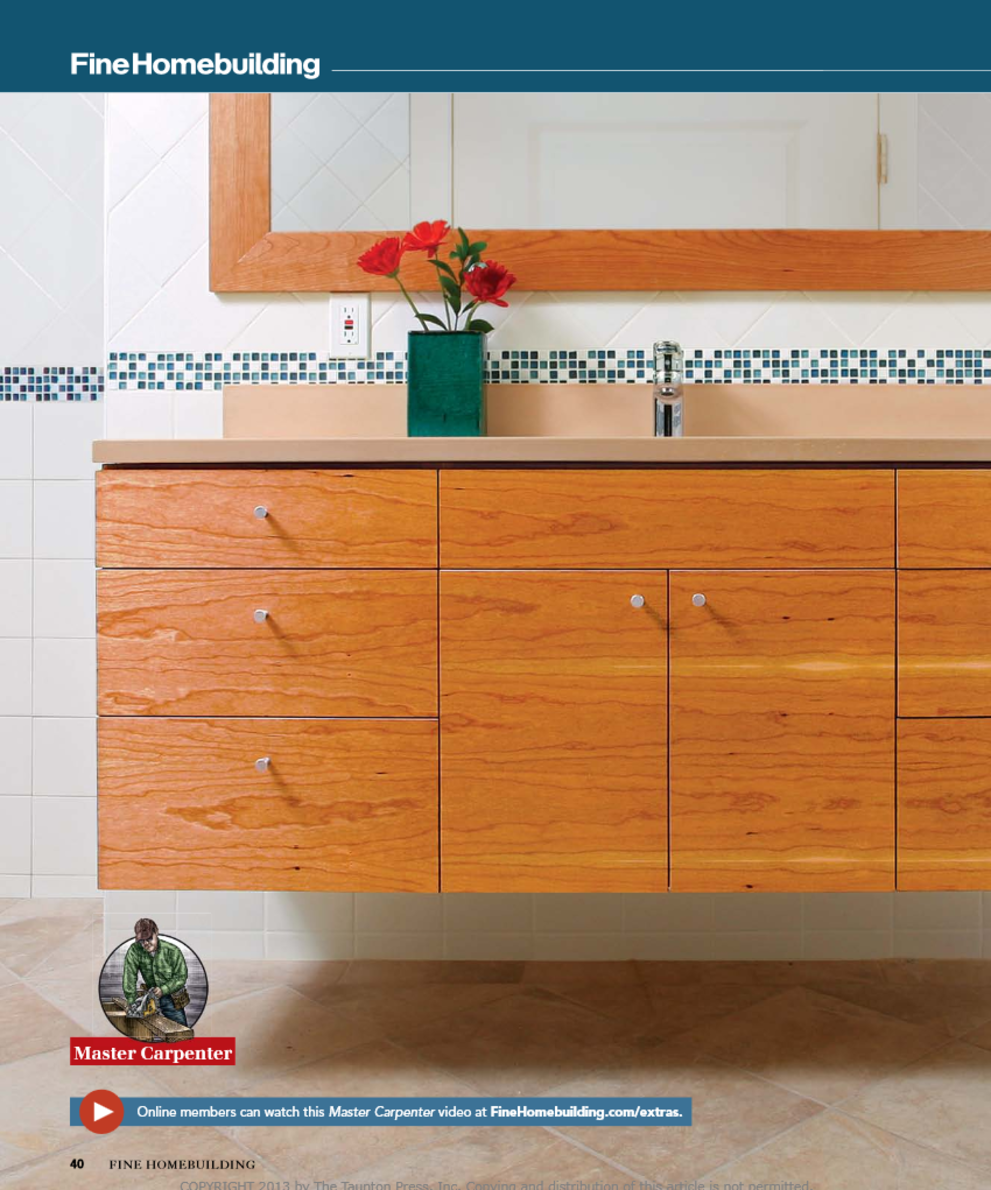 Build A Floating Vanity Time to Build