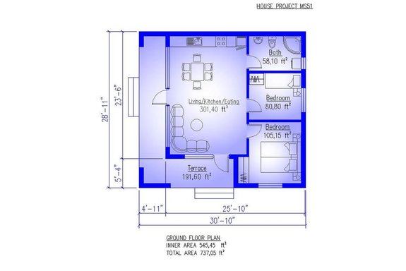 Open Concept Modern Cabin Floor Plans
