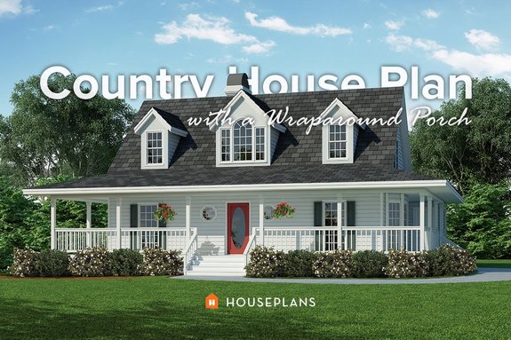 Beautiful Small Country House Plans (with Porches!)