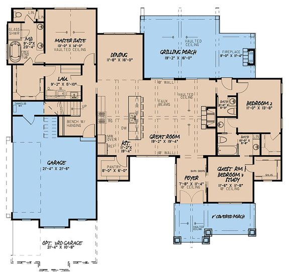 Barn House Designs with Open Floor Plans - Houseplans Blog - Houseplans.com