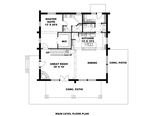 Versatile Log Cabin Plan