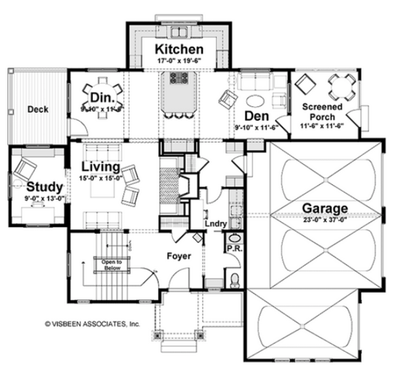 House Plan Design - Traditional Homes with Closed Floor Plans