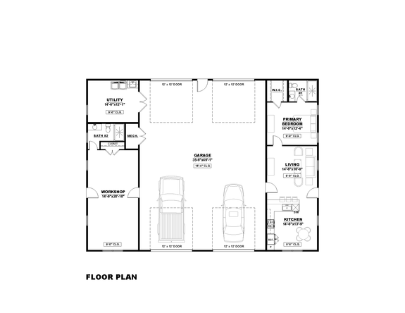 Four-Car Garage