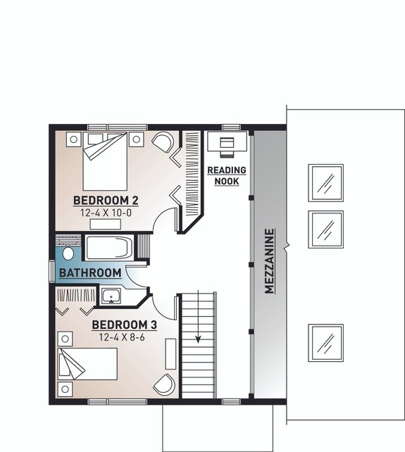 Angled Modern House Plan