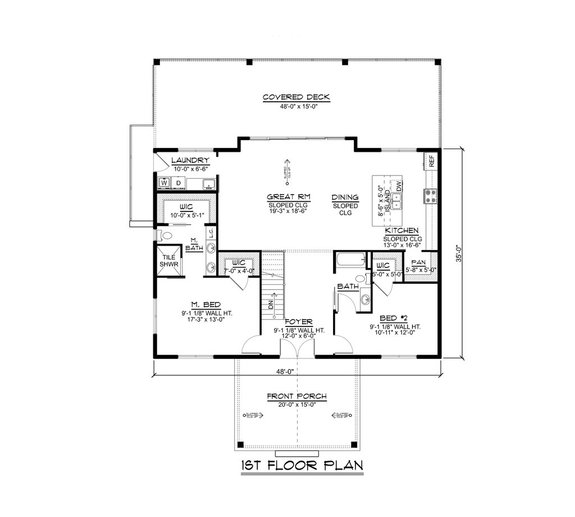 Plan for Sloping Lot