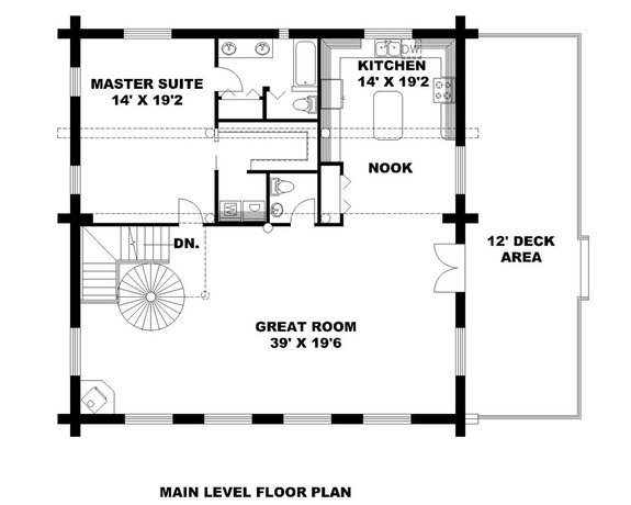 Cabin Plan with Loft