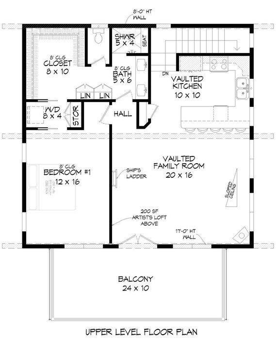 Bedroom Garage Apartment Floor Plans