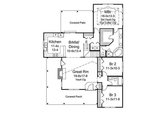 Small House Plans With Open Floor