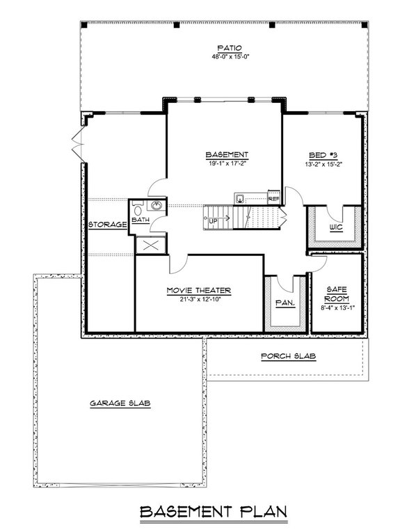 Modern Plan with Optional Basement