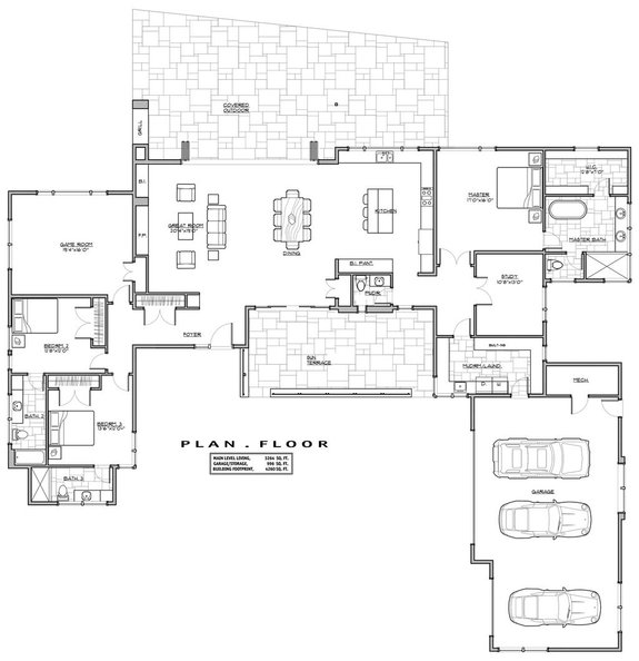 Modern Single Story House Plans