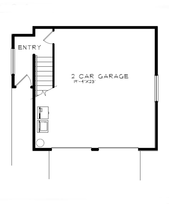 Country Style Garage Apartment Plan