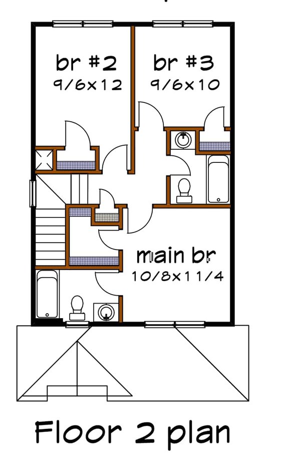 Two-Story Craftsman Plan