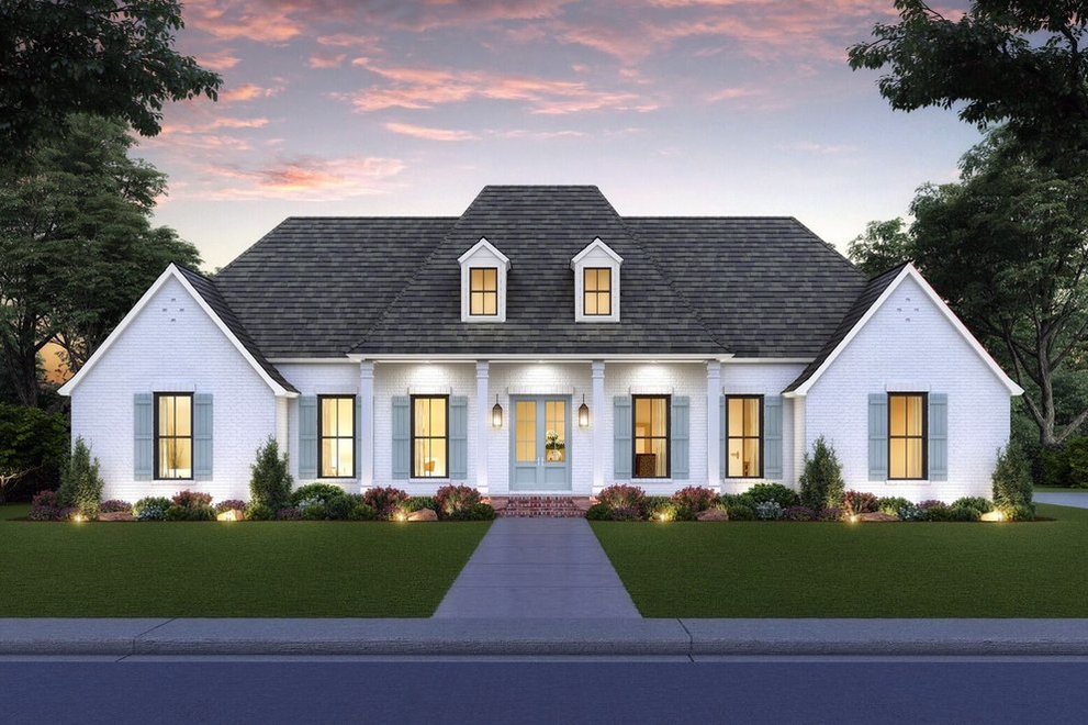 French Style Ranches Large Exterior French Country Ranch Cottage Love Country French Style