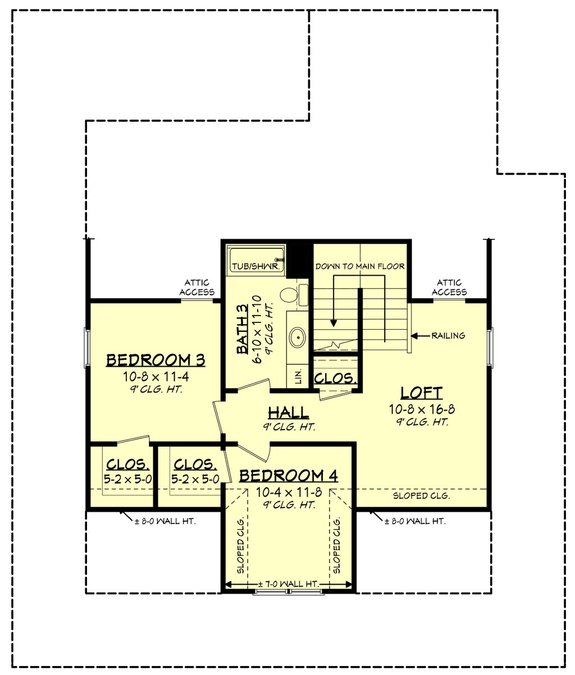 Barndominium Plan with Loft