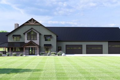Spacious 5 Bedroom Barndominium Floor Plans