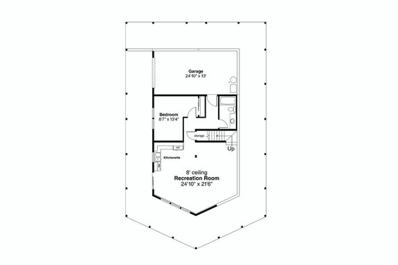 Lake House Plan with Outdoor Living