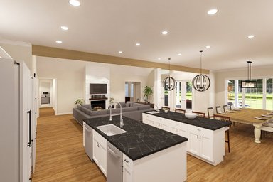 Double Island Kitchen Floor Plans
