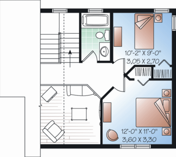 Open Concept Modern Cabin Floor Plans