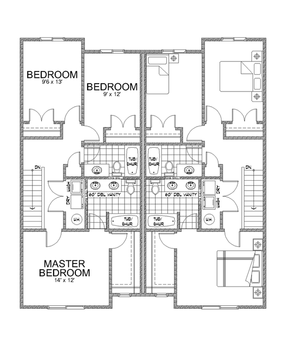 Contemporary Duplex Design