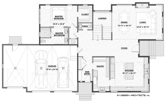 Modern Plan with Bunks