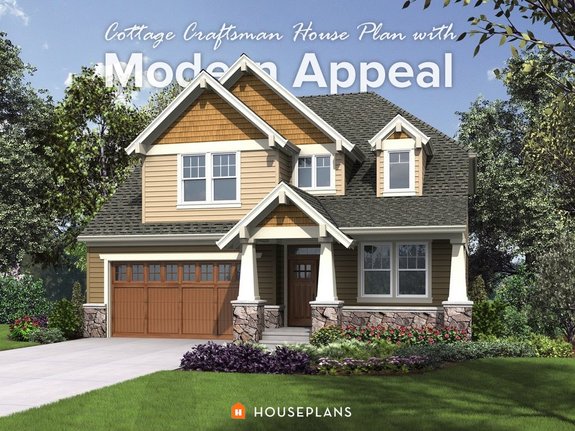 Style Focus: Modern Craftsman House Plans
