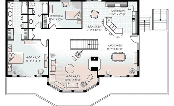 Large Mountain Home Floor Plan