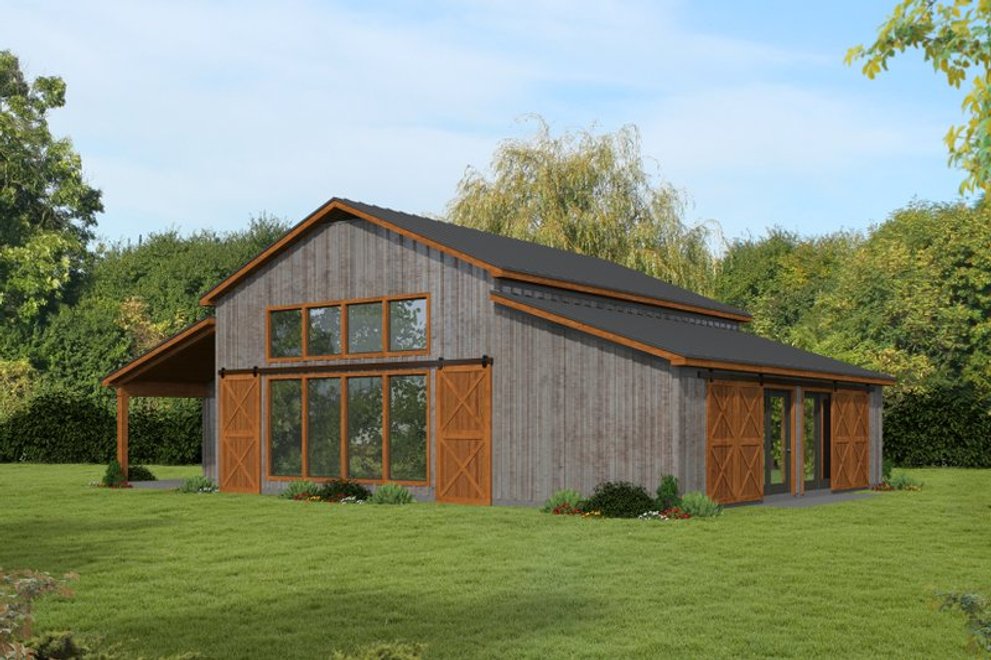 11 Modern Farmhouse Plans with Barndominium Style 
