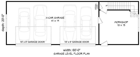 Modern Garage Plan