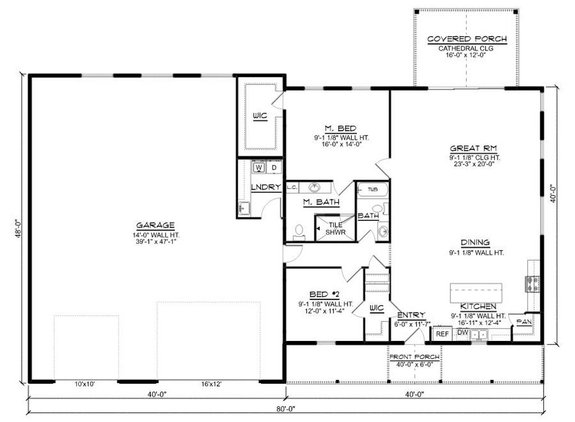 Simple Design with Big Garage