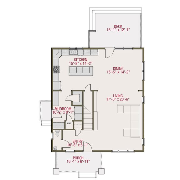 simple bungalow floor plans
