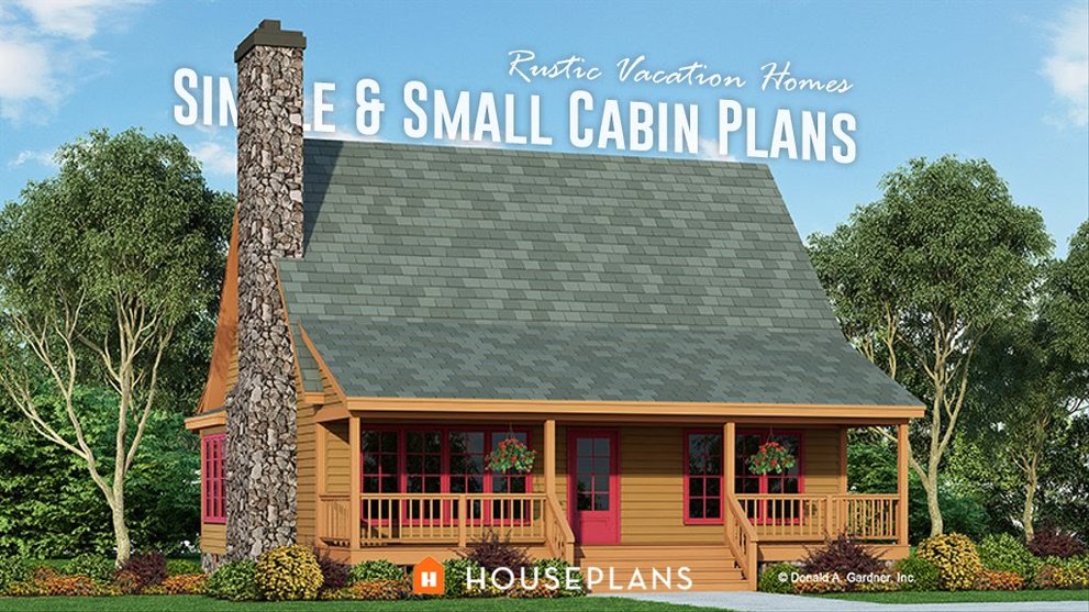 Rustic Vacation Homes Simple Small Cabin Plans Houseplans Blog Houseplans Com