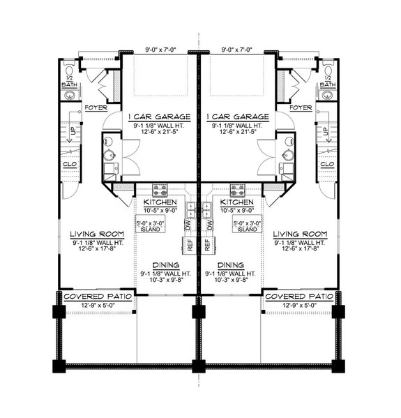 Contemporary Duplex Design