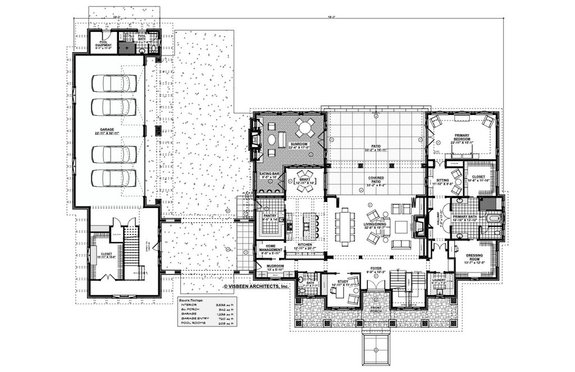 Two-Story Farmhouse Plan with Sunroom