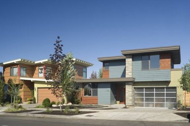 Contemporary Two Story Living Room Plan