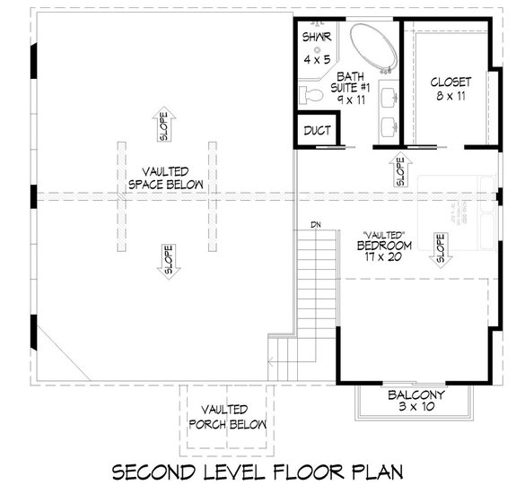 Two-Bedroom Plan with Mudroom