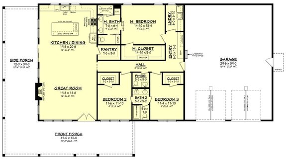 Eye-Catching Barndominium Plan