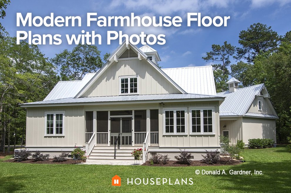 Modern Farmhouse Floor Plans with Photos