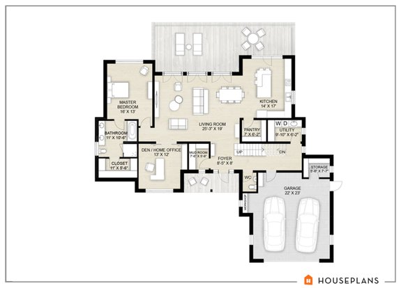 Modern and Cool: Shed Roof House Plans