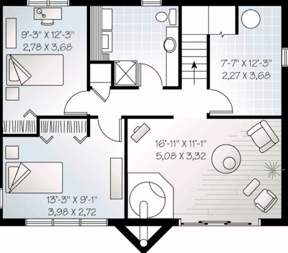 Modern Mountain Home Floor Plan