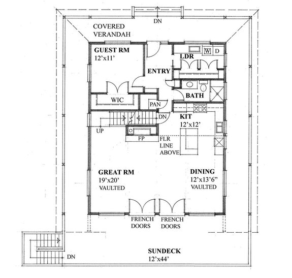 Barndominium Plan with Wraparound Porch