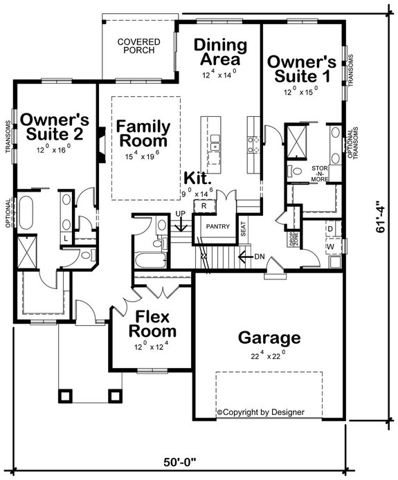 2 200 Sq Ft House Plans, 2200 Square Foot 4 Bedroom House Plans