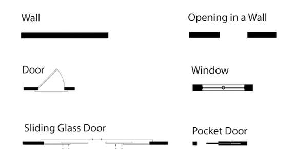 Floor Plan Symbols For Windows And Doors Review Home Co